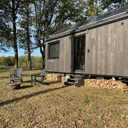 L'Envolee Ecolodge, Tiny House Au Coeur Des Vignes Loches-sur-Ource Exterior foto