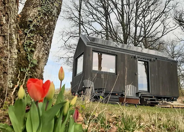 L\'Envolee Ecolodge, Tiny House Au Coeur Des Vignes