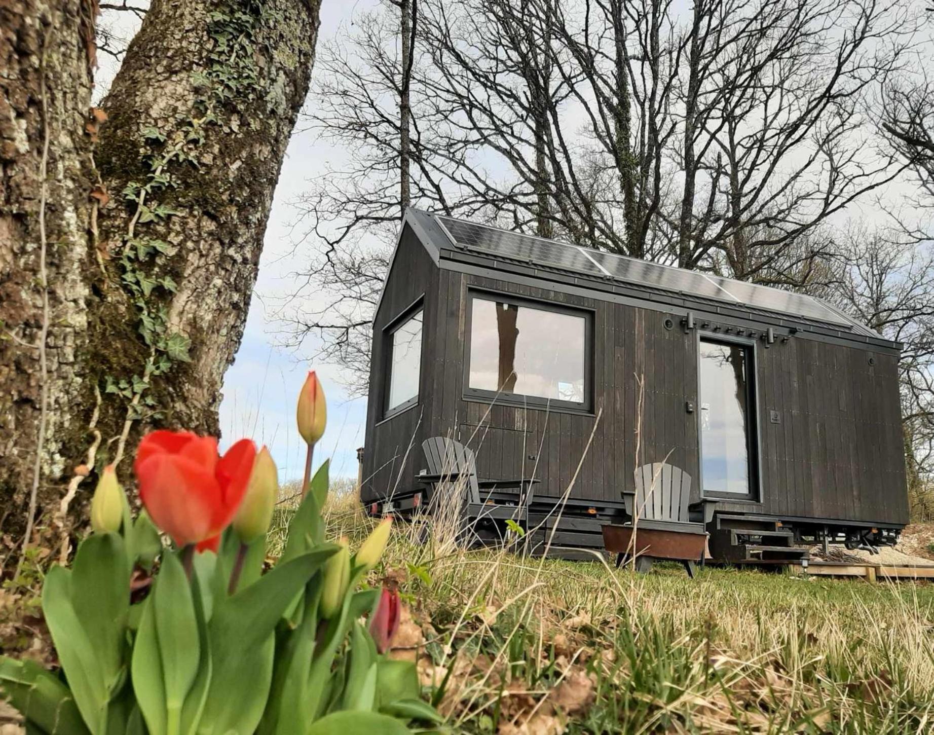 L'envolee Ecolodge, Tiny House Au Coeur Des Vignes Chalet